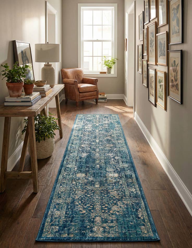 Detail image of 3' x 13' Stockholm Runner Rug