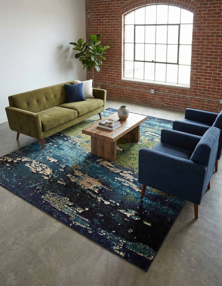 Detail image of 9' x 12' 2  Washable Casablanca Rug