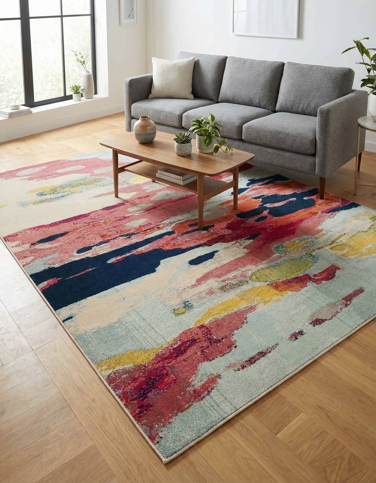 Detail image of 6' x 9'  Washable Casablanca Rug