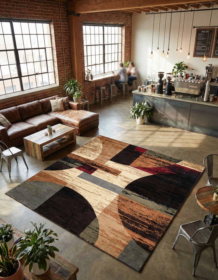 Detail image of  10' x 10' Cafe Square Rug