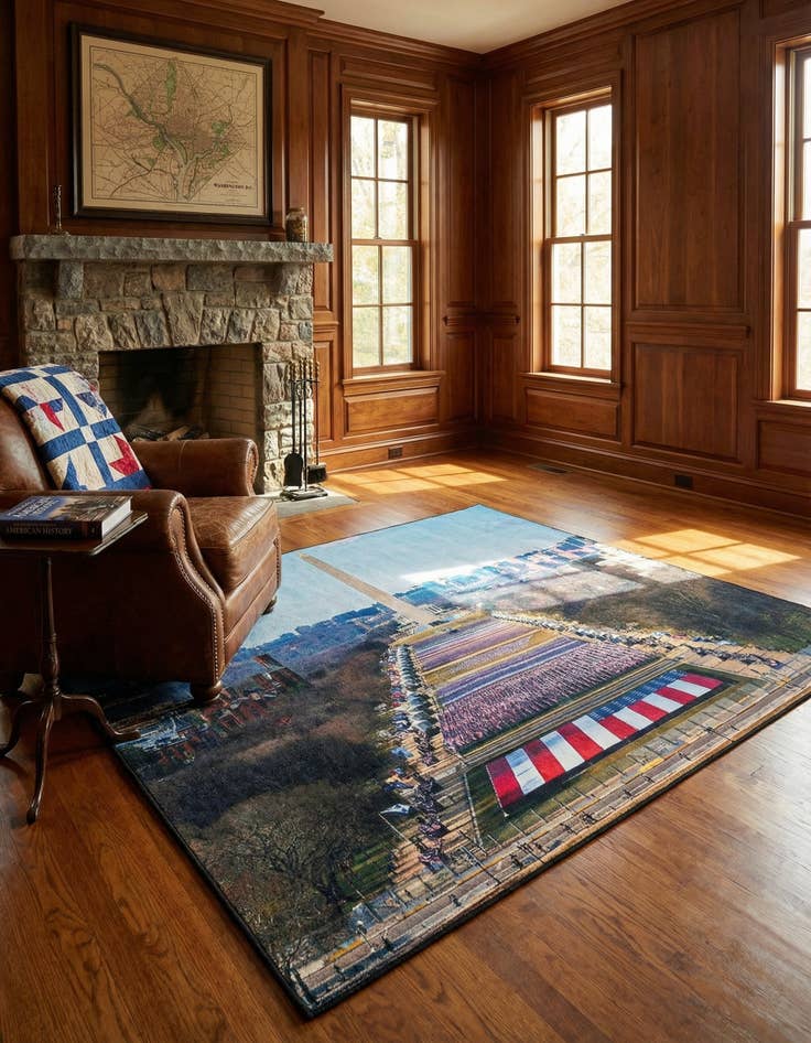 Detail image of 5' 3 x 7' 3 Capitol Rug