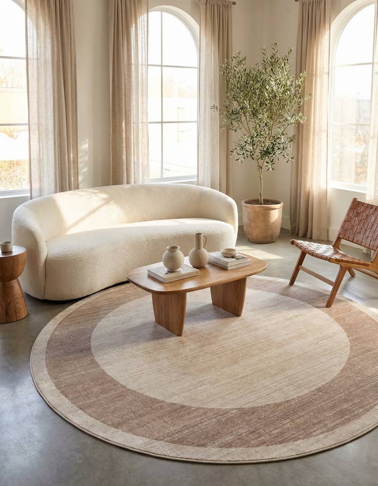 Detail image of Jill Zarin 8' x 8' Uptown Yorkville Round Rug