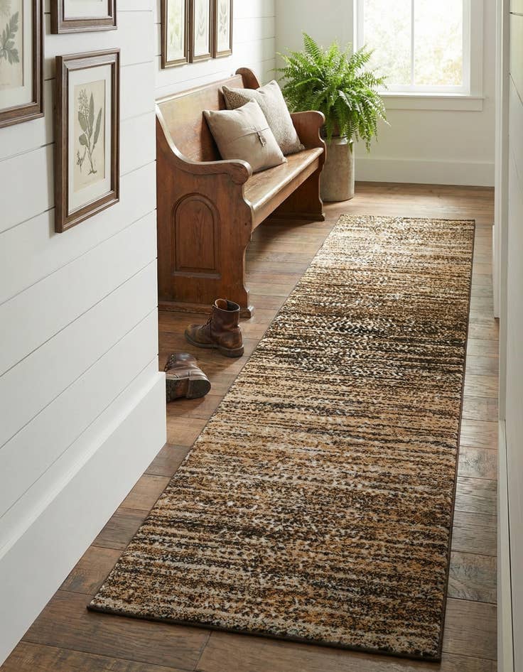 Detail image of 2' 7 x 10' Sepia Runner Rug