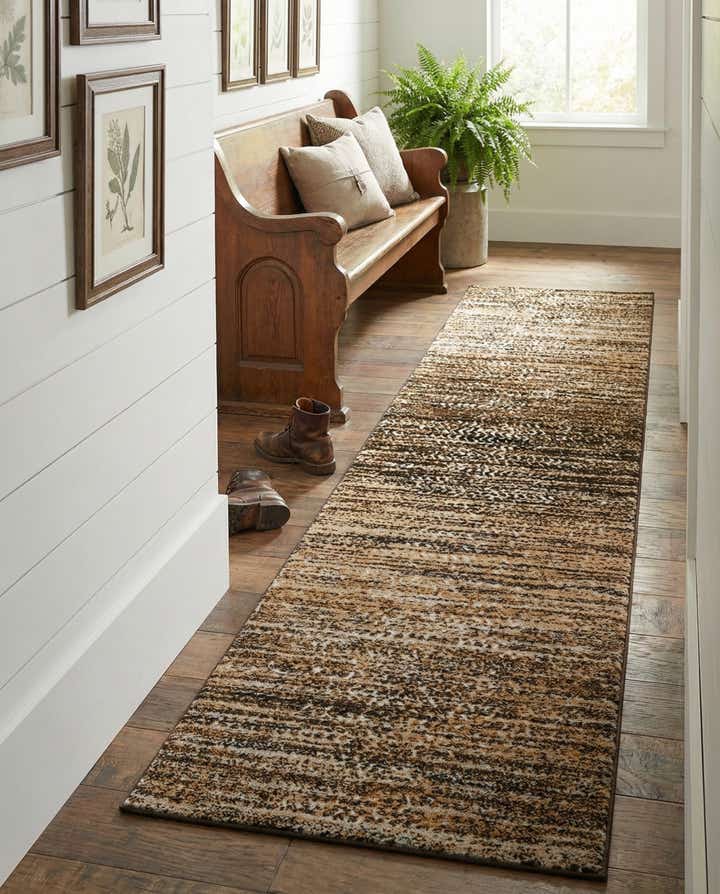 2' 7 x 10' Sepia Runner Rug
