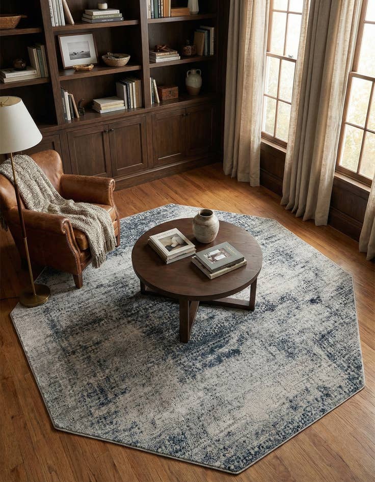 Detail image of 7' 10 x 7' 10 Finsbury Octagon Rug