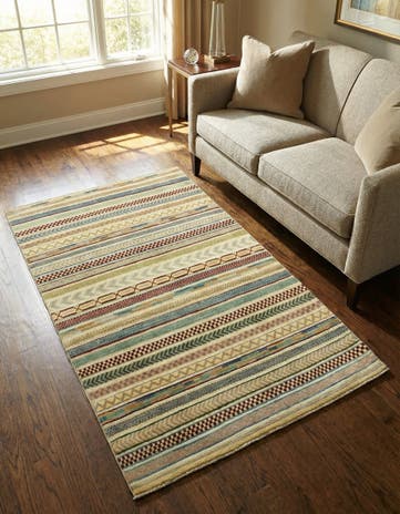 3' 6 x 5' 8 Hand Knotted Darya Rug
