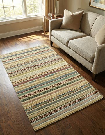 3' 6 x 5' 8 Hand Knotted Darya Rug