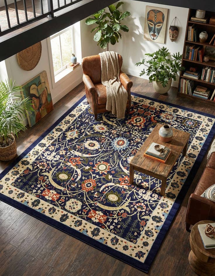 Detail image of 10' x 13' Isfahan Design Rug