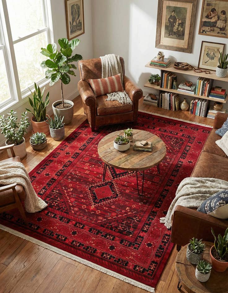 Detail image of 7' x 10' Bokhara Rug