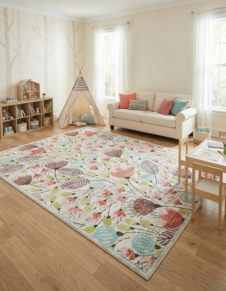Detail image of 10' x 14' Whimsy Kids Rug
