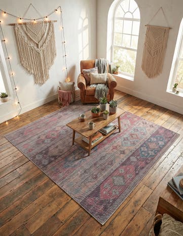 7' 3 x 7' 3 Washable Sisu Square Rug