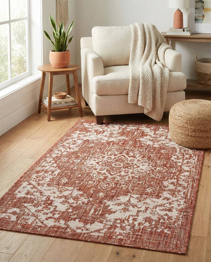Detail image of 3' x 5' 3 Easy-Clean Jill Zarin Dubai Indoor / Outdoor Rug