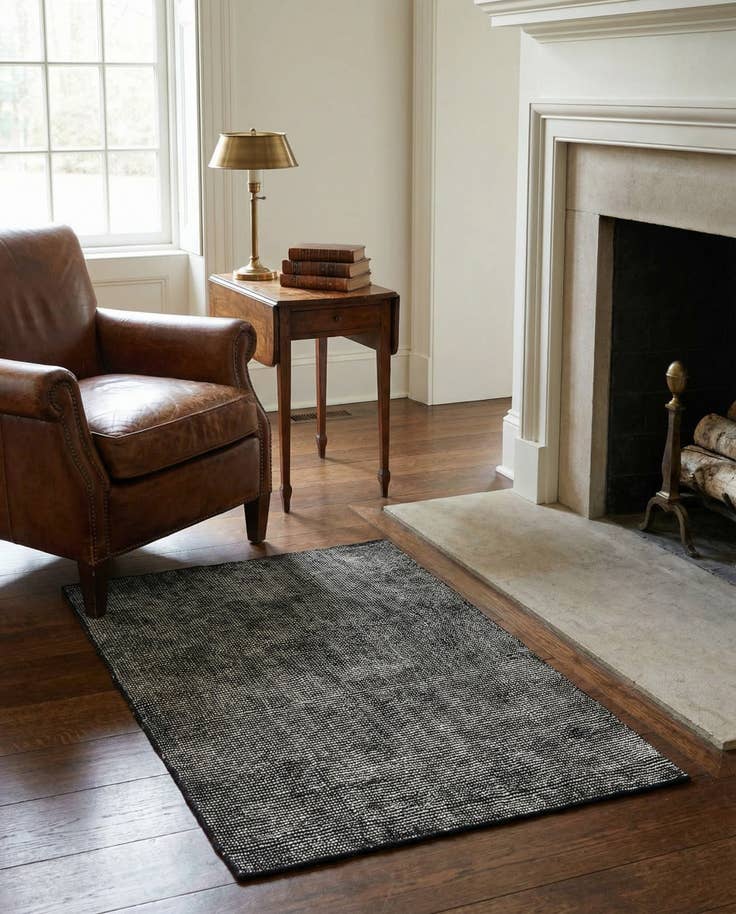 Detail image of 3' 3 x 5' 3 Hand Woven Jill Zarin English Manor Farmhouse Wool Rug
