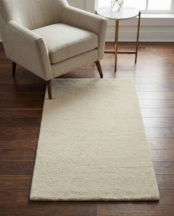 Detail image of 2' 6 x 4' 7 Hand Knotted Gabbeh Wool Rug