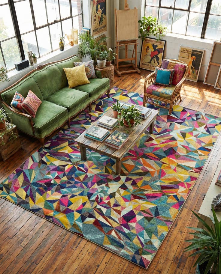 Detail image of 8' x 11' Washable Casablanca Rug