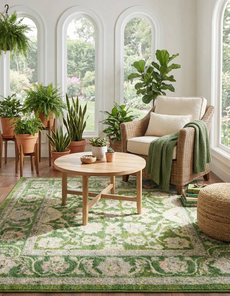 Detail image of 5' x 5' Aurelia Square Rug