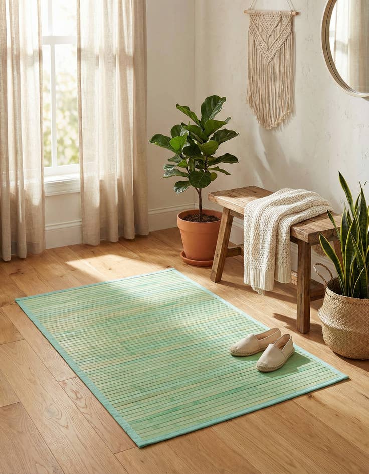 Detail image of 2' x 3' Bamboo Rug