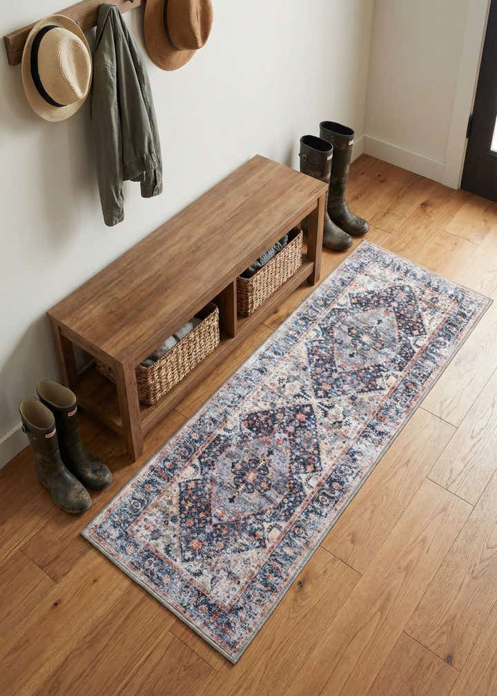 2' x 5' Washable Yara Runner Rug