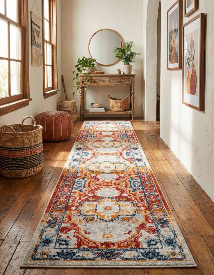 Detail image of 2' x 9' 10 Madeline Vintage Runner Rug