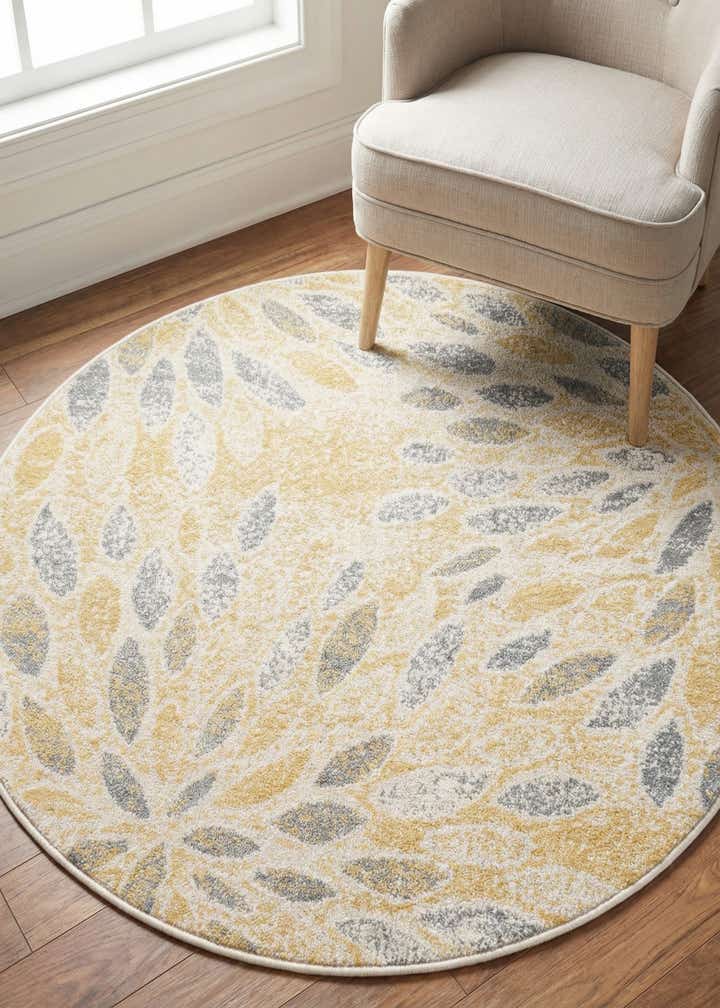 4' 1 x 4' 1 Charleston Round Rug