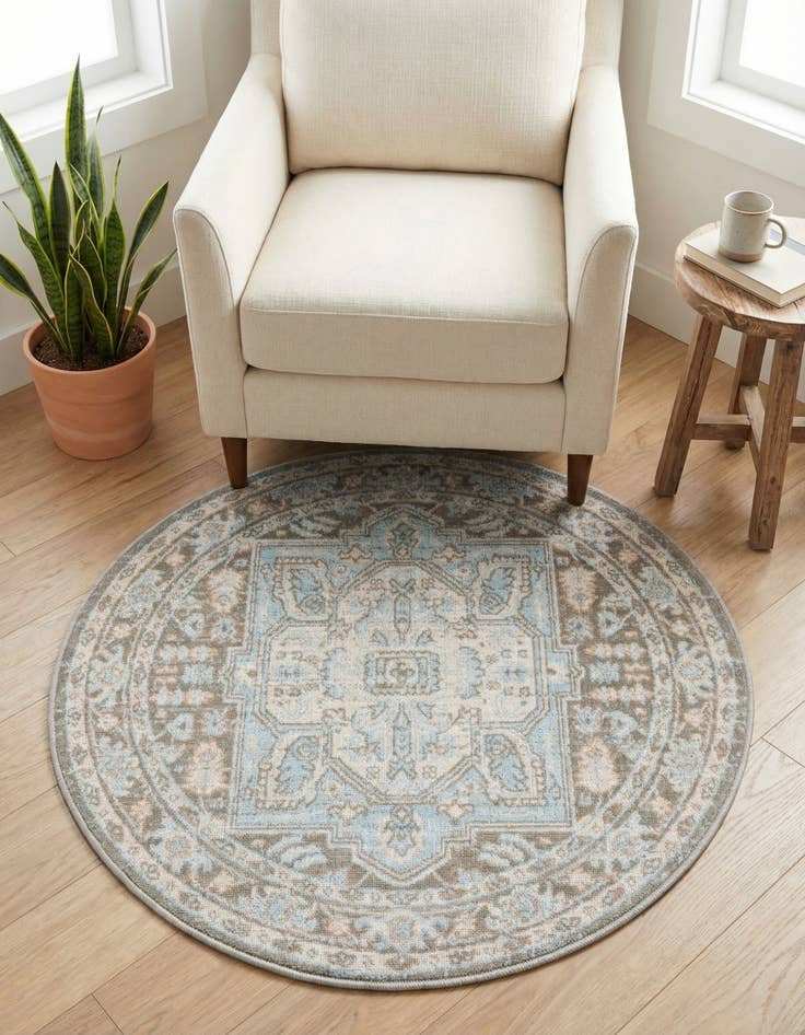 Detail image of  3' 3 x 3' 3 Whitney Round Rug