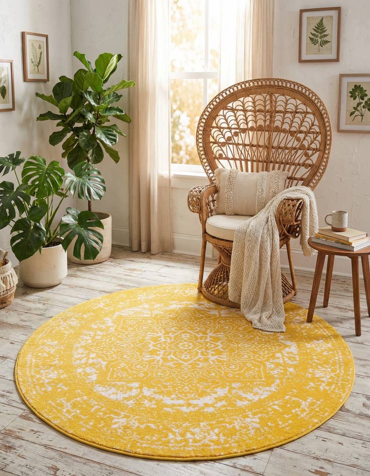 Detail image of 5' 3 x 5' 3 Arlington Round Rug