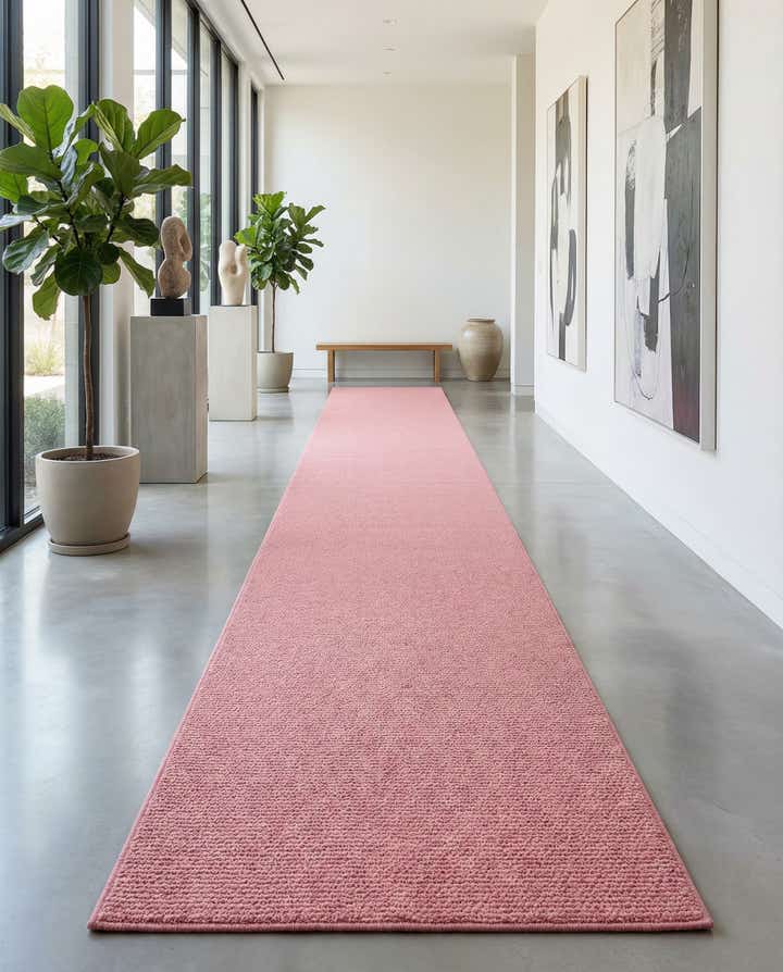 2' 7 x 98' 5 Solid Frieze Runner Rug