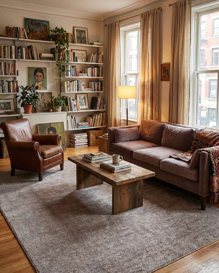 7' 10 x 10' Sepia Rug