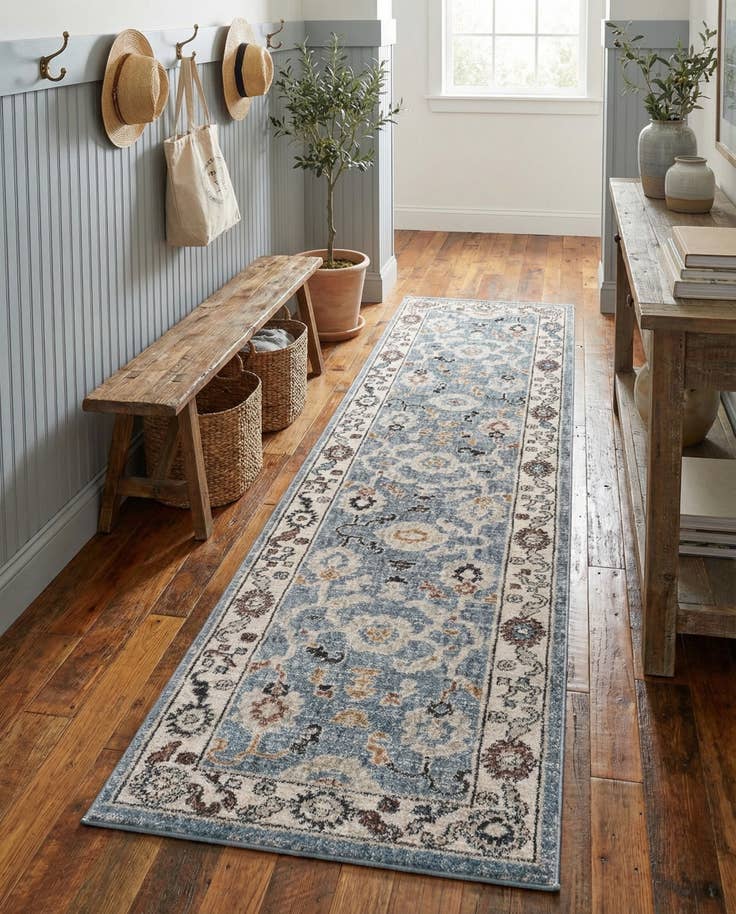 Detailansicht von 60cm x 245cm Eco Traditional Läufer Teppich