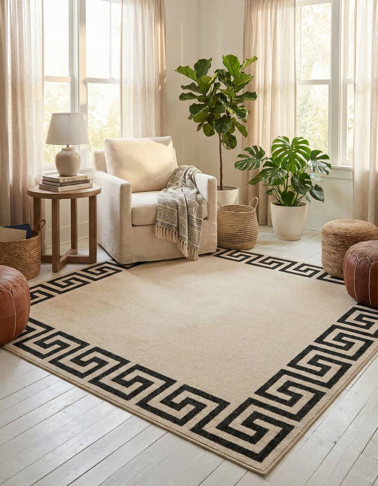 Detail image of 7' 10 x 7' 10 Hera Square Rug