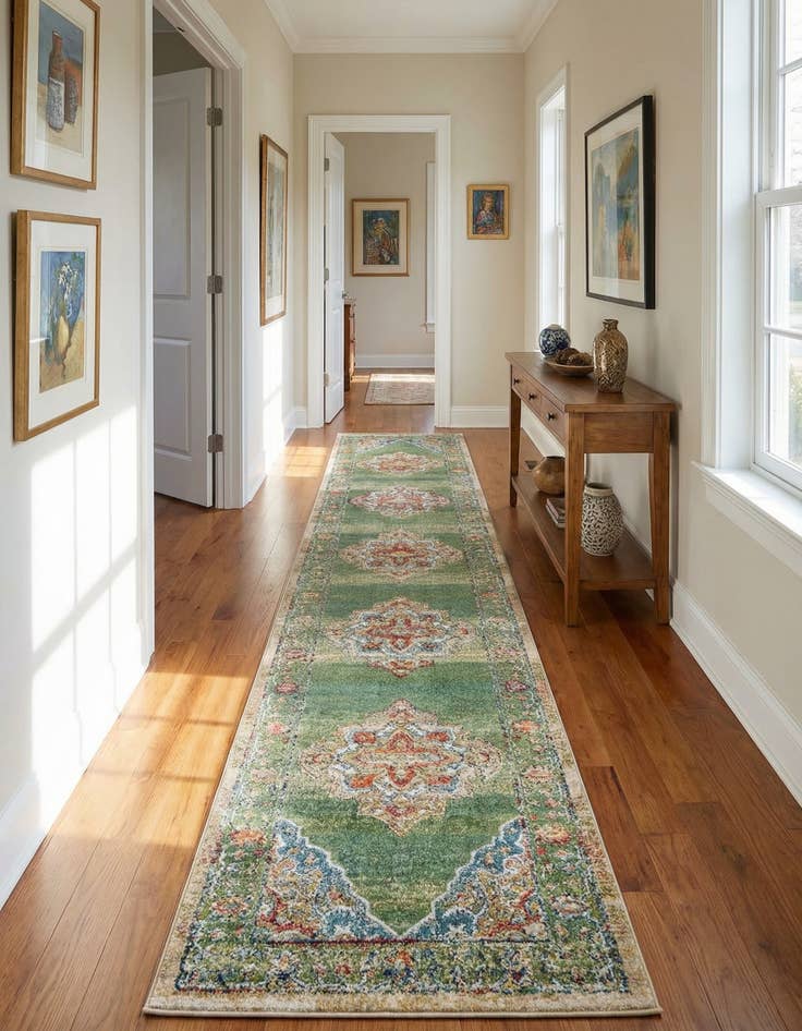 Detail image of 2' 7 x 16' 5 Isabella Runner Rug