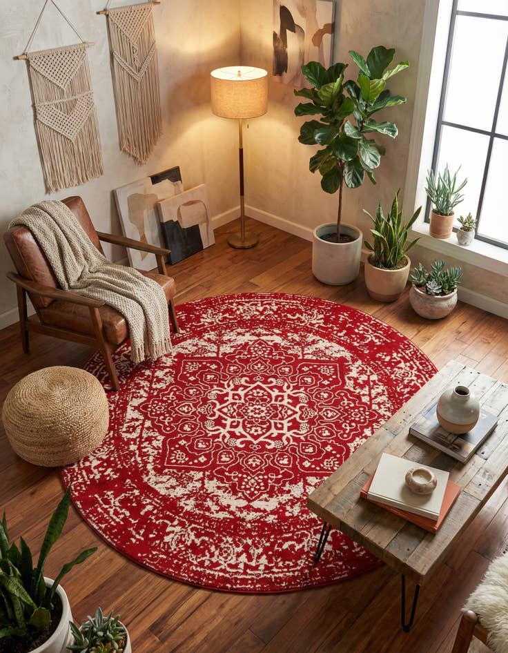 Detail image of 7' 10 x 7' 10 Arlington Round Rug