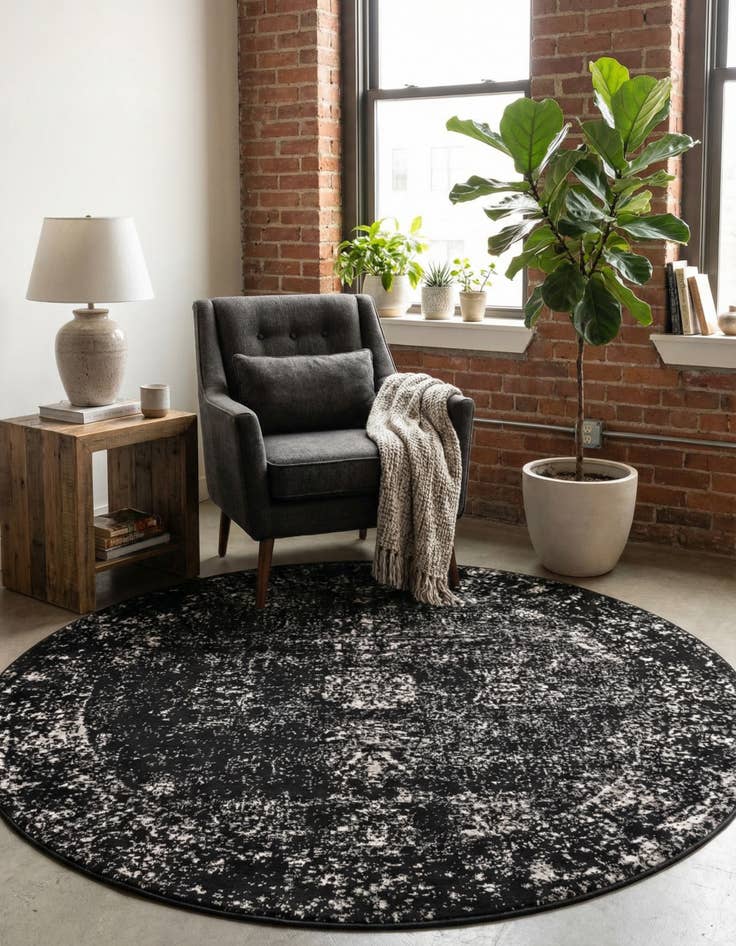 Detail image of 5' 3 x 5' 3 Monte Carlo Round Rug