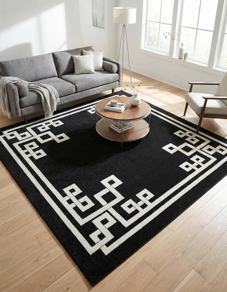 Detail image of 7' 10 x 7' 10 Hera Square Rug