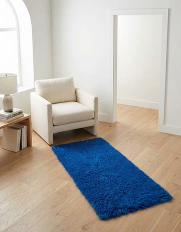 2' 3 x 4' 5 Hand Knotted Moroccan Wool Runner Rug