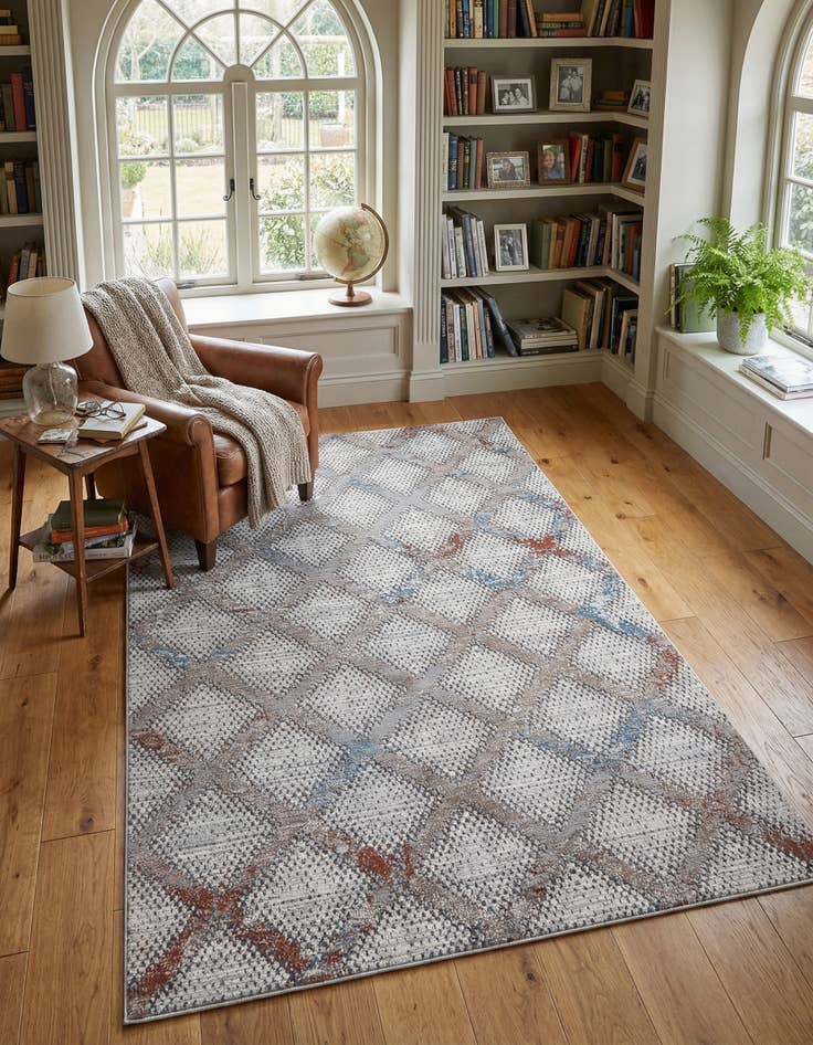 Detail image of  5' 3 x 7' 7 Modern Classical Rug