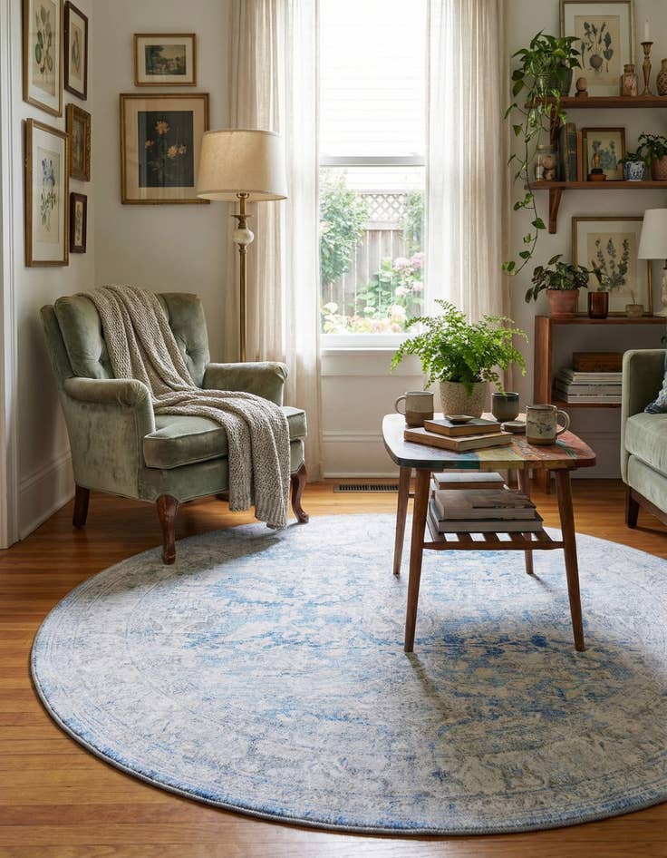 Detail image of 5' x 5' Timeless Round Rug