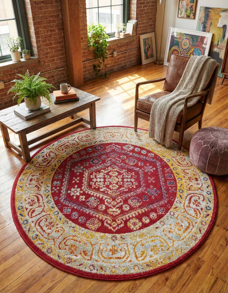 Detail image of 5' x 5' Aurelia Round Rug