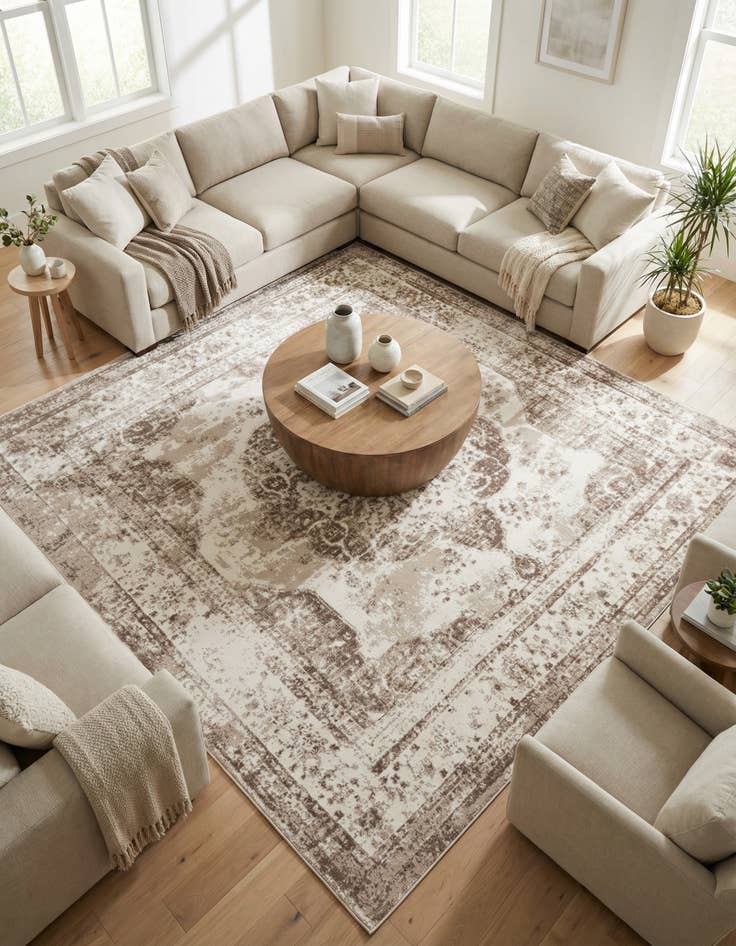 Detail image of 10' x 10' Monte Carlo Square Rug