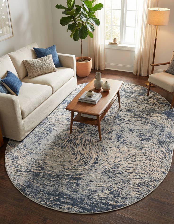 Detail image of 8' x 10' Oasis Oval Rug