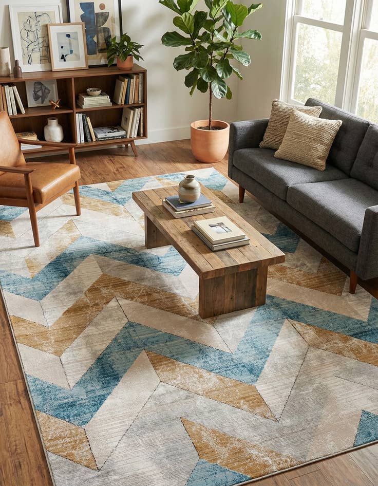 Detail image of 7' x 10' Leipzig Rug