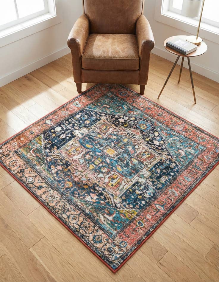 Detail image of 3' 3 x 3' 3 Medina Square Rug