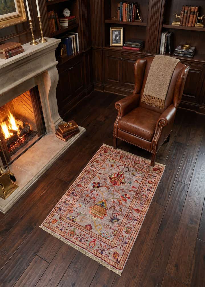 2' 5 x 3' 10 Hand Knotted Ariana Ziegler Rug