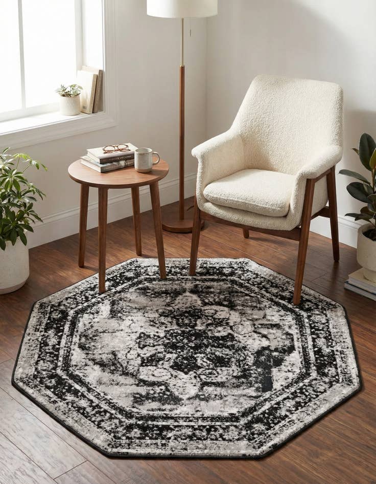 Detail image of 4' 1 x 4' 1 Monaco Octagon Rug