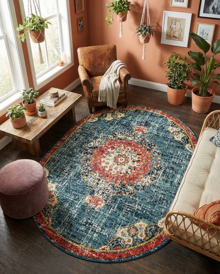 Detail image of 7' 10 x 10' Madeline Oval Rug