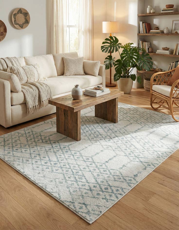 Detail image of 4' x 6' Paxon Trellis Rug