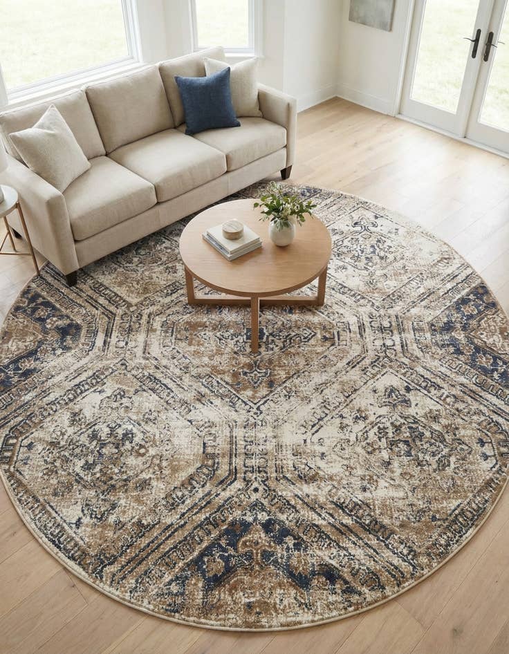 Detail image of 7' 10 x 7' 10 Eliza Round Rug
