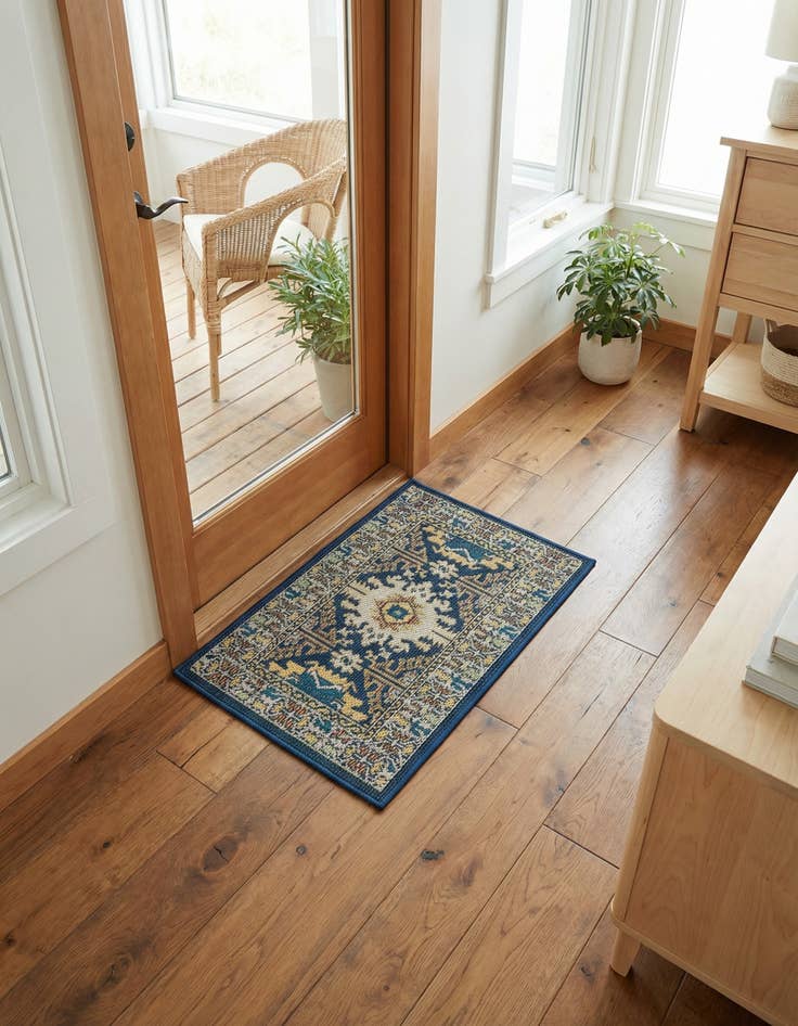 Detail image of 2' x 3' Easy-Clean Baja Indoor / Outdoor Rug