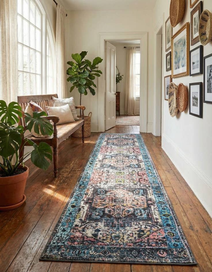 Detail image of 2' 2 x 10' Medina Runner Rug