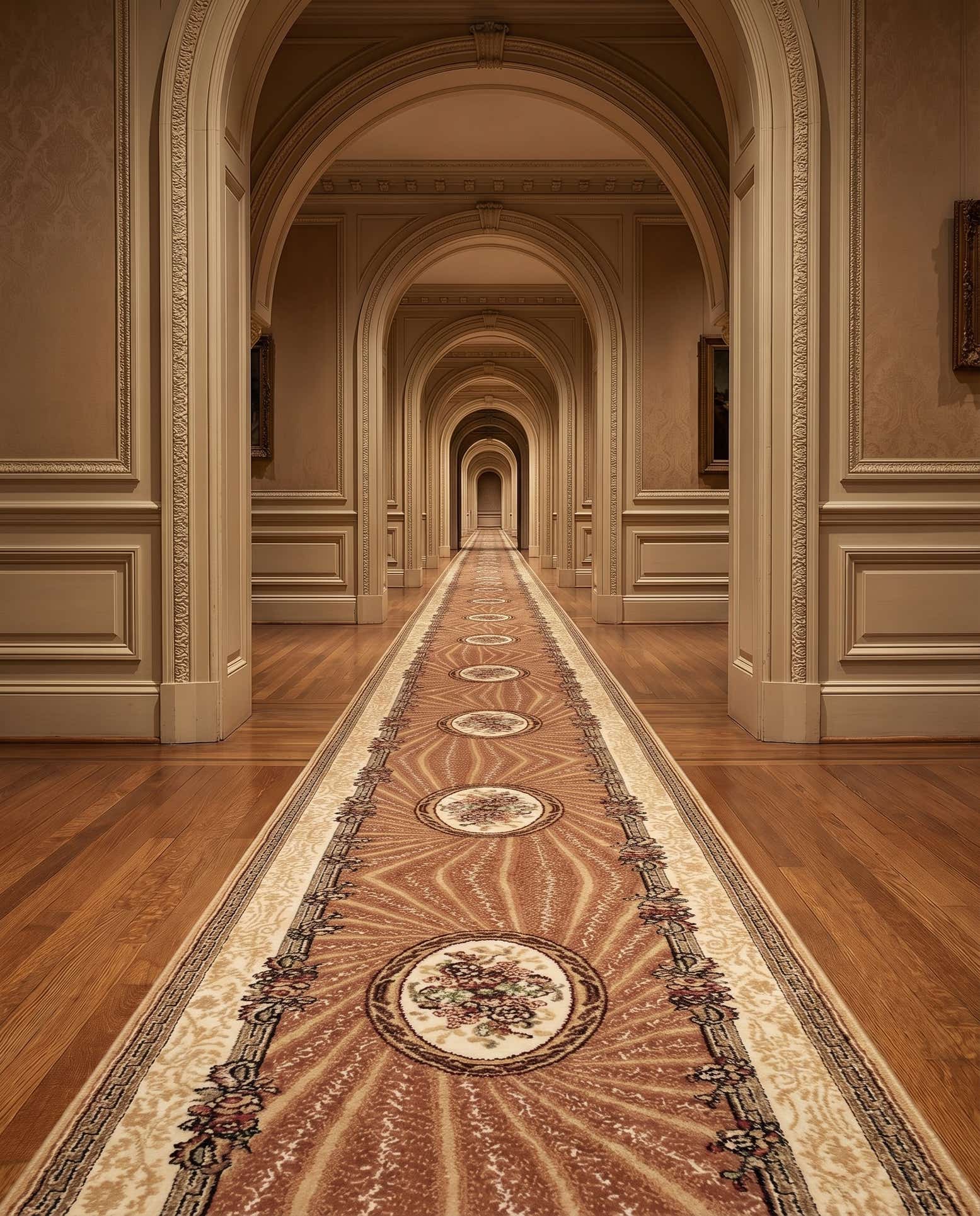 2' 8 x 101' Tabriz Design Runner Rug
